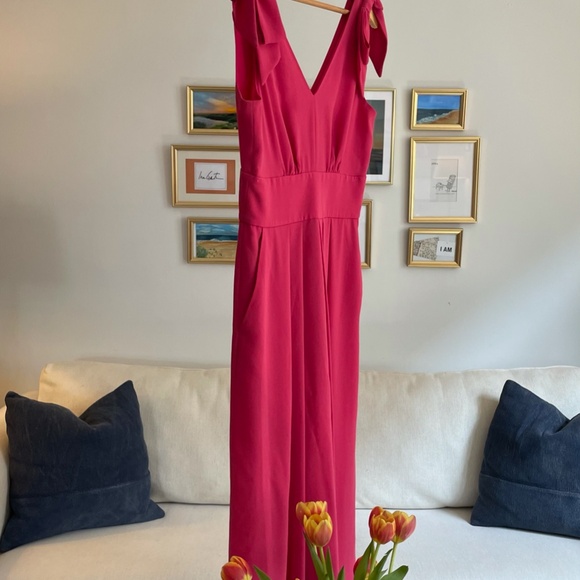 Drapey tie-shoulder jumpsuit - Picture 4 of 5